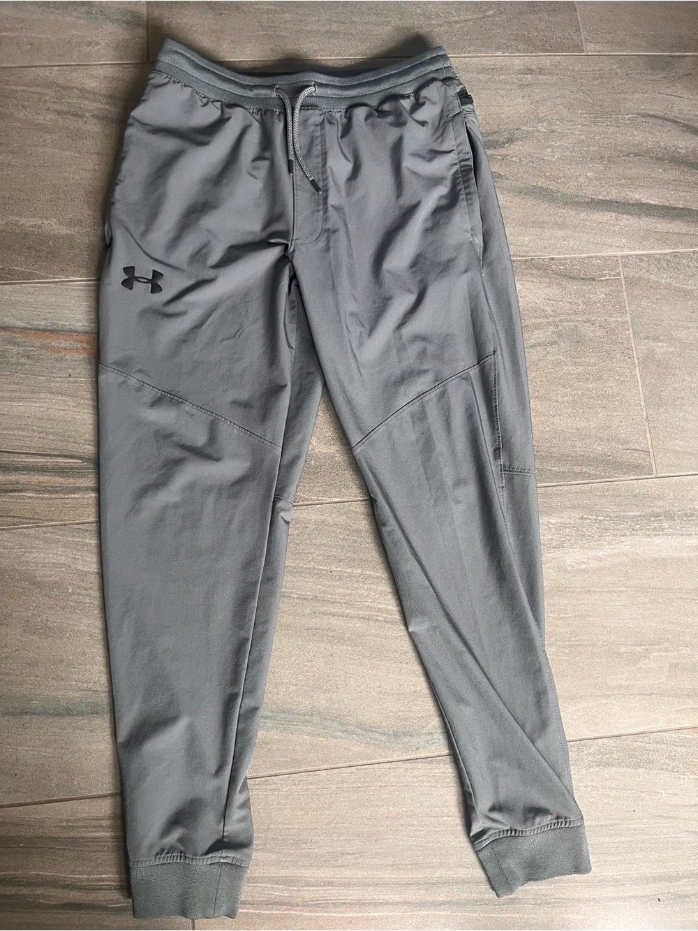 Under Armour Men's Sportstyle Elite Joggers - Pitch Gray - Size L Athletic Pants